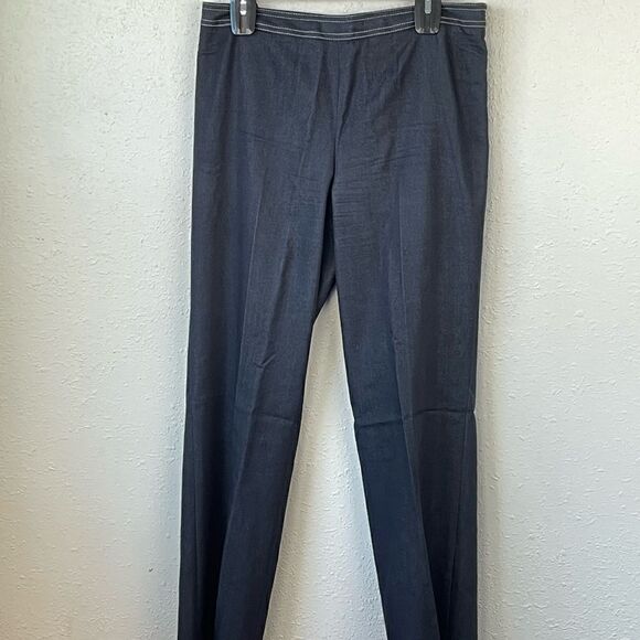 EUC Casual Corner Womens Navy Dress Pants Size 10 - Picture 1 of 6